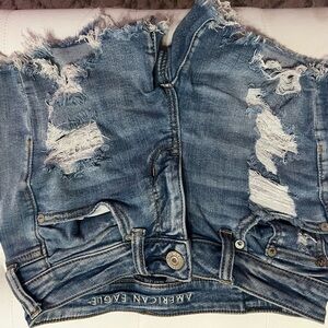 American Eagle Distressed Denim Shorts